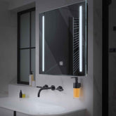 LED Spiegel Quadratisch | Touch-Schalter | Kaltweißes Licht - Reyze Seria Salono Model 5